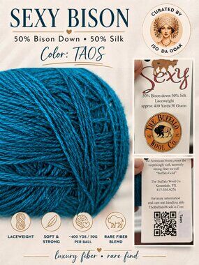 SEXY BISON 50% down 50% silk Color TAOS 2 Balls